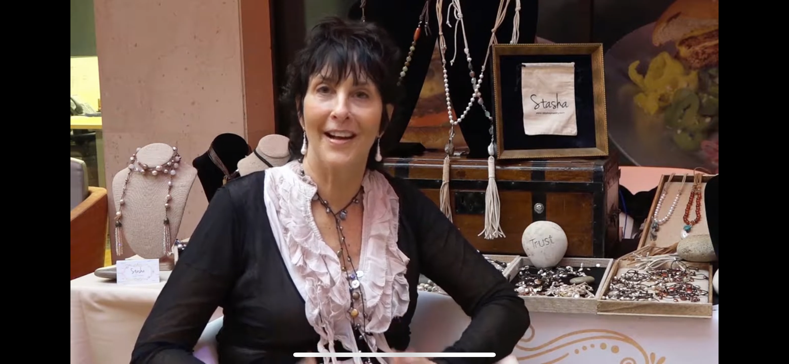 Load video: Stacey Mironov of Stasha Jewelry