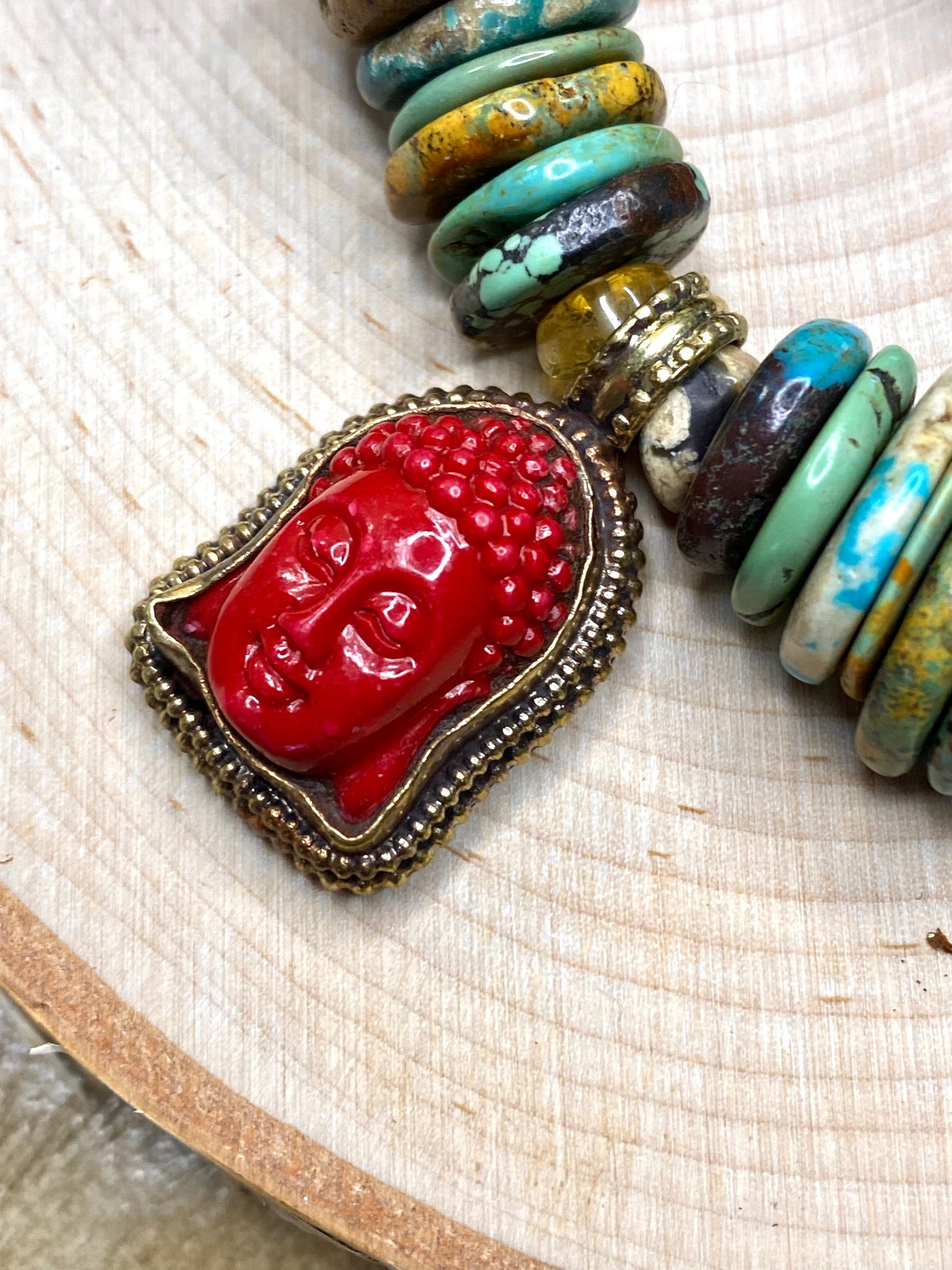 Tibetan Treasure Talisman necklace