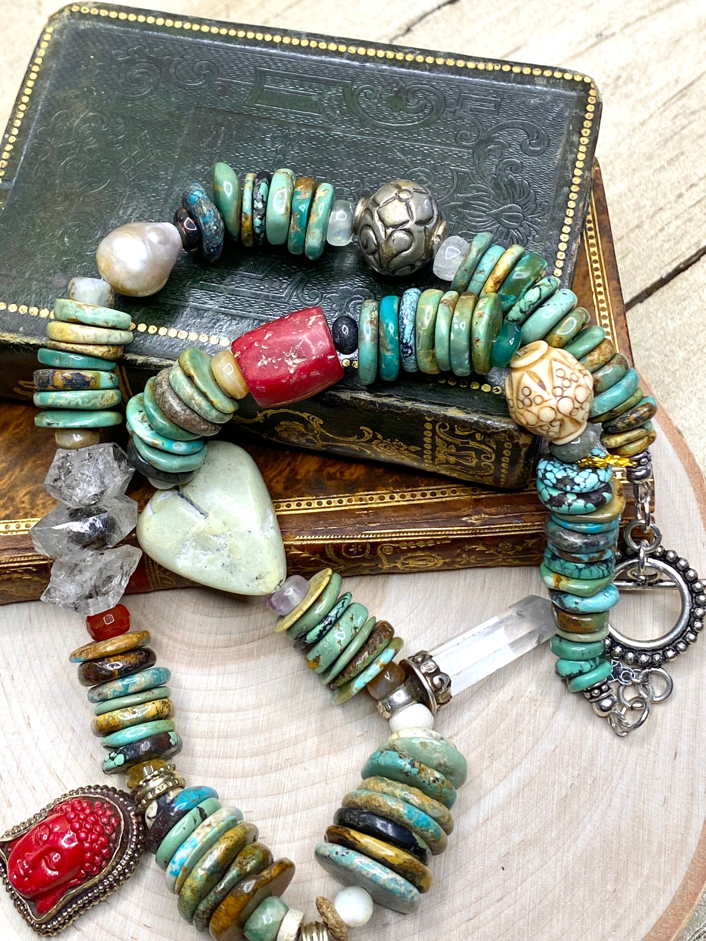 Tibetan Treasure Talisman necklace